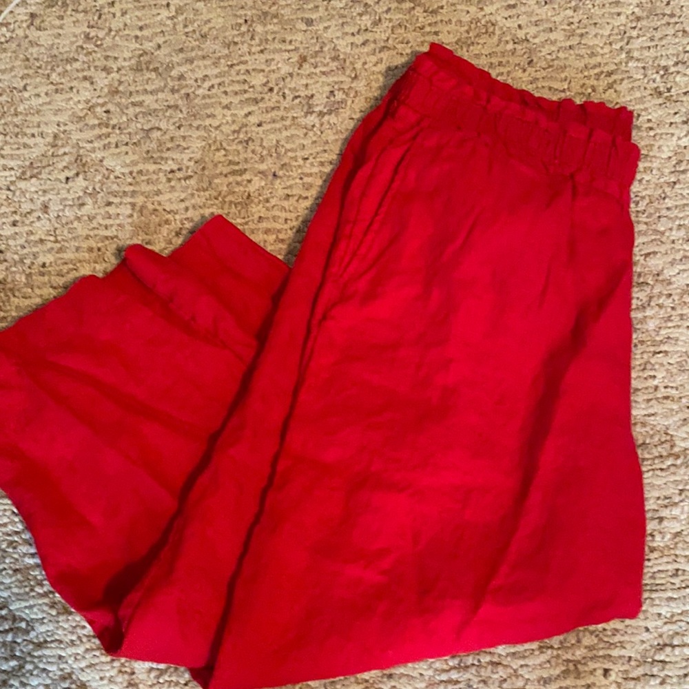 Charter club crop linen pants